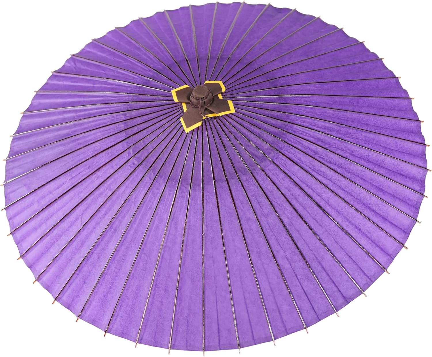 Asian Home Rainproof Handmade Japanese Oiled Paper Umbrella Parasol Half Openable 29.5inch