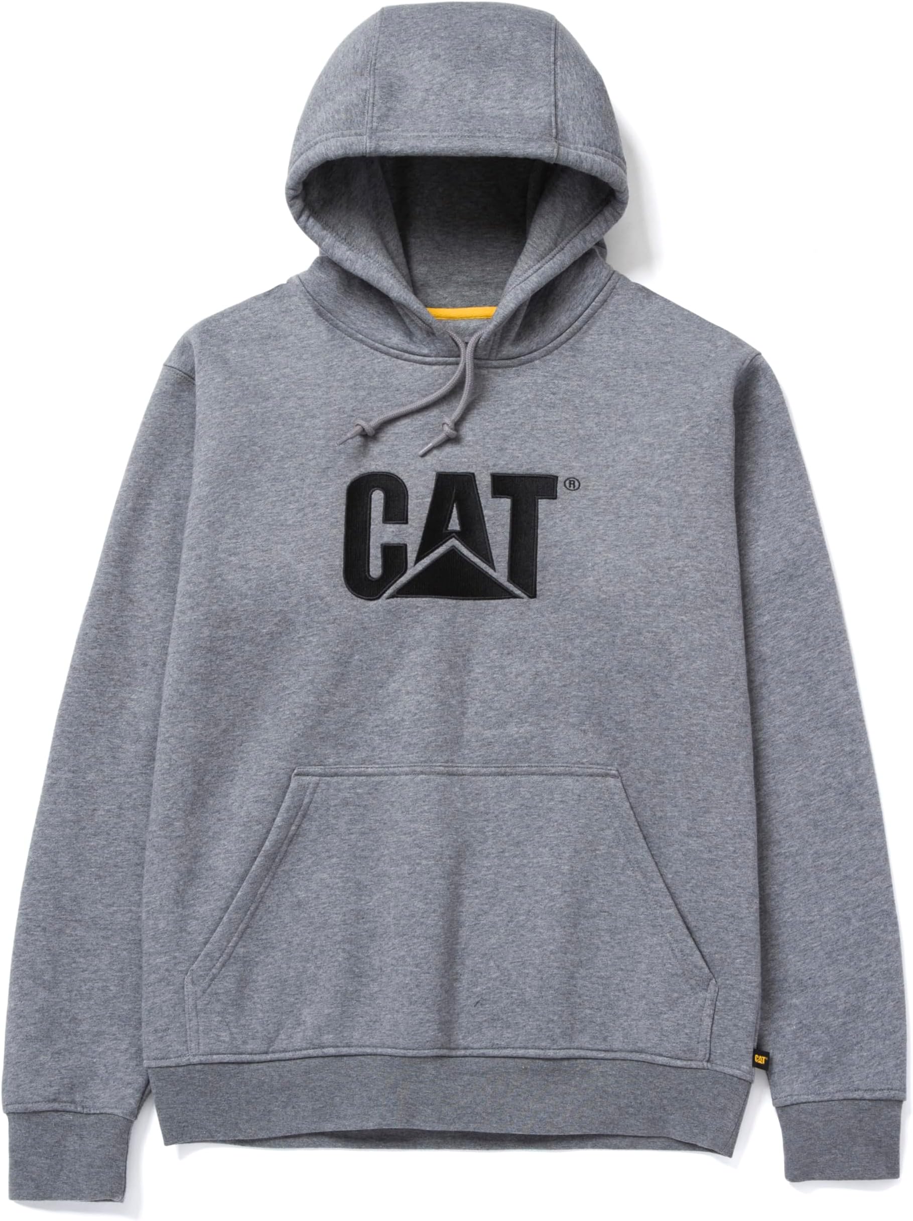 Caterpillar Men's Trademark Hoodies with Embroidered CAT Front Logo, S3 Cord Management System, and Pouch Pocket