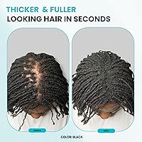 Vista 9 de SURETHIK Fibras capilares, 1.06 oz (marrón claro), cubre instantáneamente el cuero cabelludo y las áreas dispersas, acabado natural, adecuado