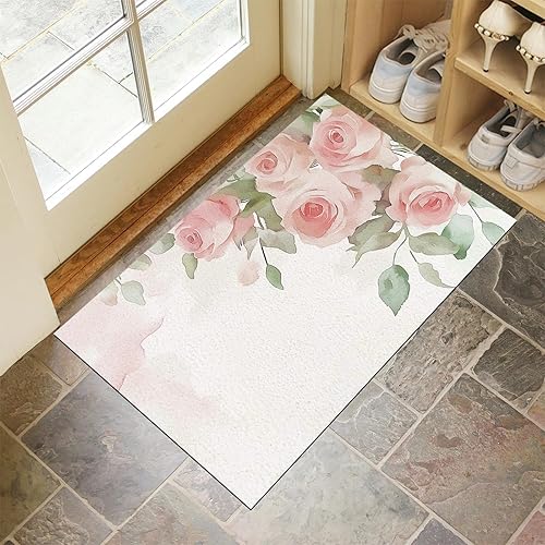 Paillasson Attrape Poussière - 80X120Cm Tapis Sol Antidérapant Lavable en