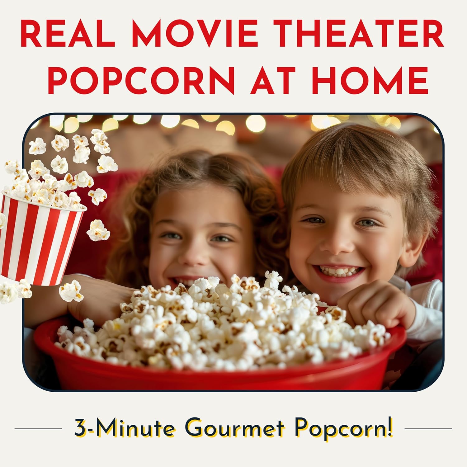 Original Whirley Pop Popcorn Maker - 6 Quart Stovetop Popcorn Popper With Four Popping Kits, Aluminum Popcorn Pot With Metal Gears, Wabash Valley Farms Stove Top Popcorn Maker, Popcorn Pan (Silver)