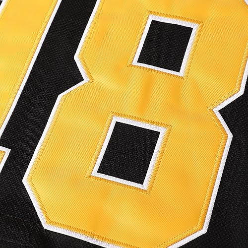 Miniatura 5 de Mighty Ducks Jersey #96 Charlie Conway #99 Adam Banks #33 Greg Goldberg #66 Gordon Bombay Movie Hockey Jersey Blanco Verde