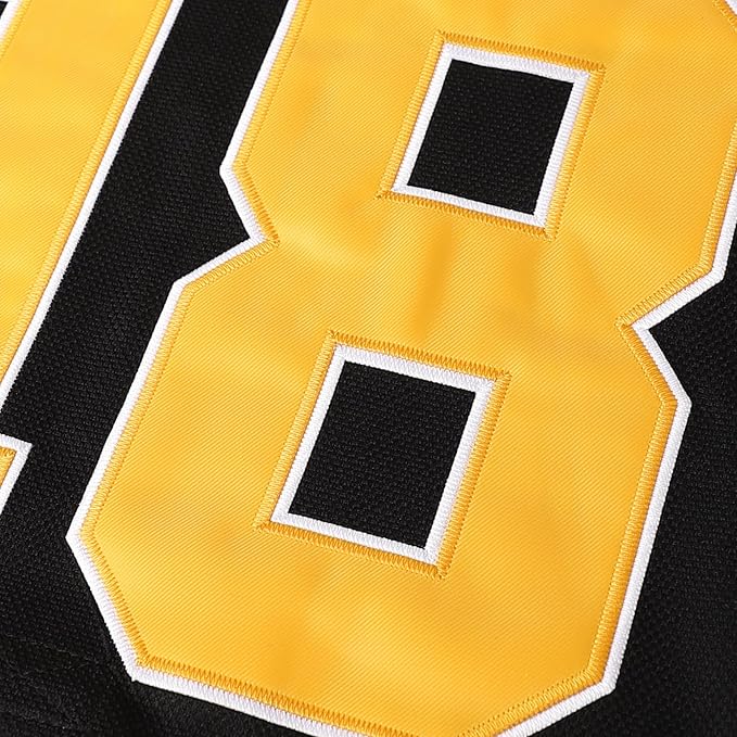 Maglia Hockey Happy Gilmore Sanders Uomo - Nera, 100% Poliestere, Taglie S-5XL