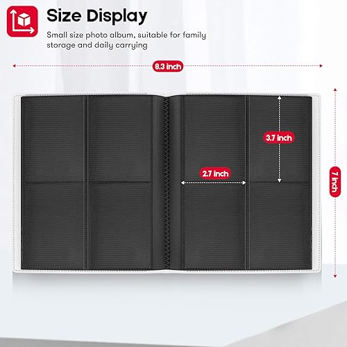 Miniatura 9 de Ablus Mini álbum de fotos de 160 bolsillos para cámara Fujifilm Instax Mini, Polaroid Snap, Z2300, cámaras instantáneas SocialMatic e impresora