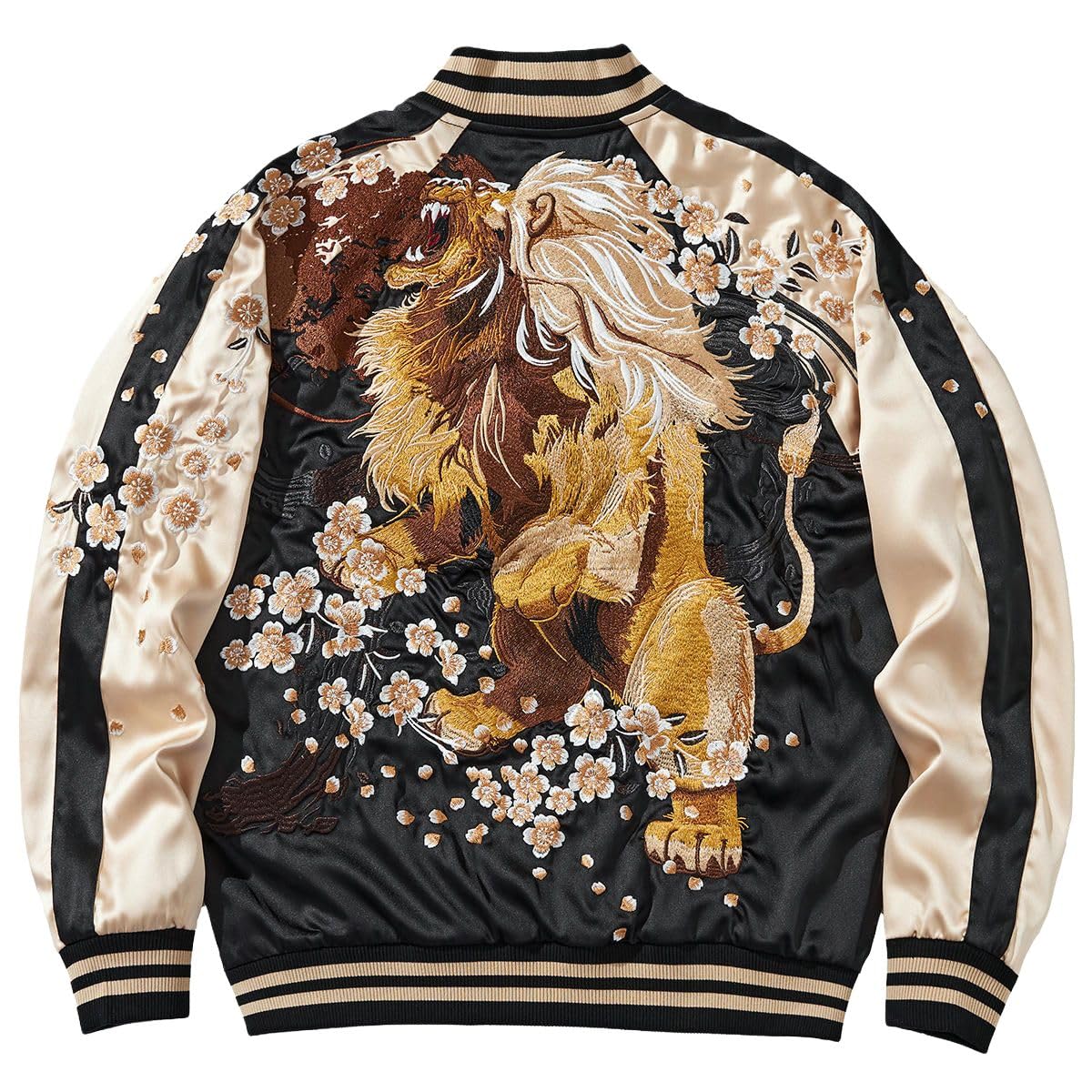 Chaqueta de béisbol para hombre estilo callejero chino bordado estilo casual de moda