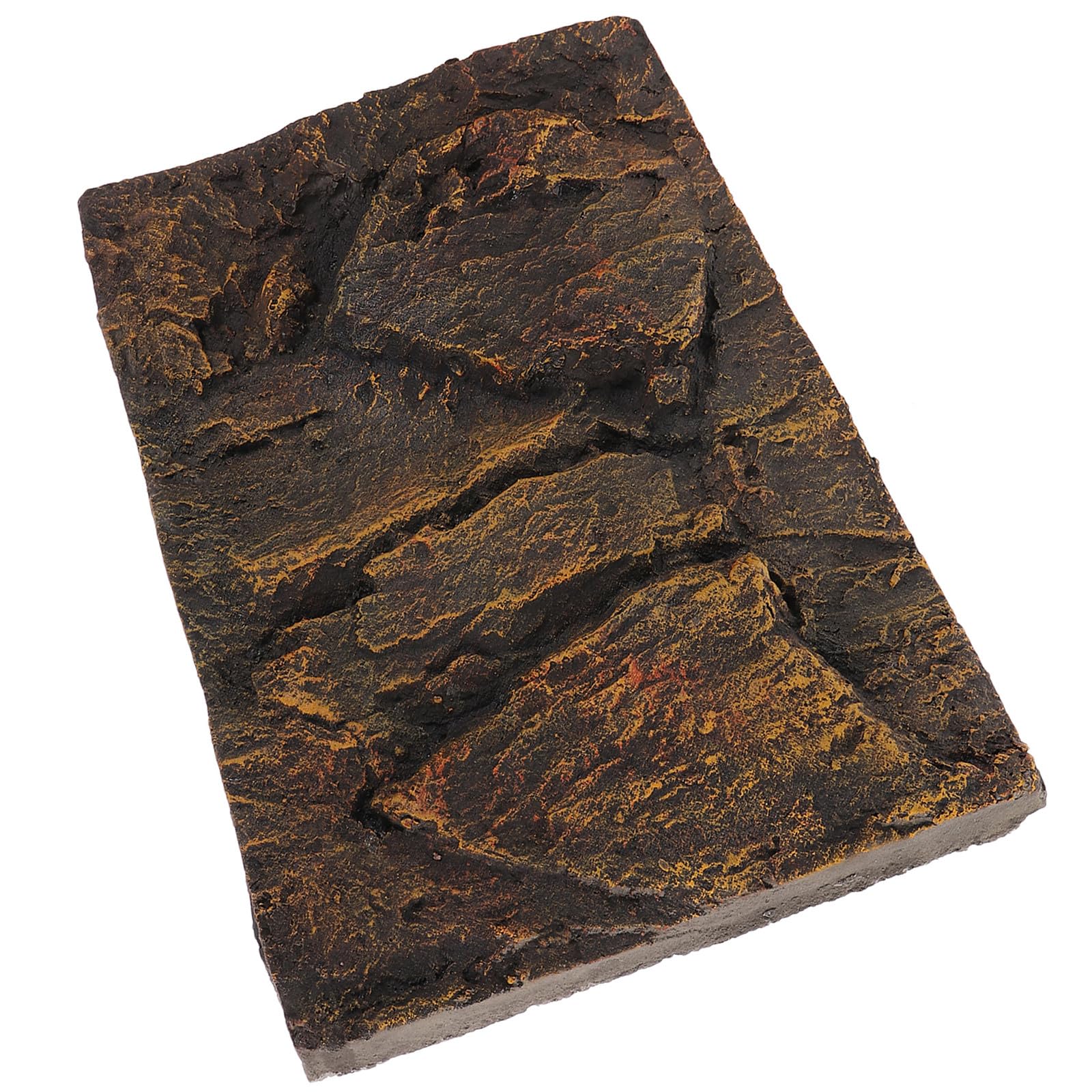 Placa de Fondo para Tanque de Reptiles 3D de Piedra PU | Decoración para Acuario y Tortuguera, Fondo Natural Estilo Práctico, Tamaño Variación Aproximada de 1cm