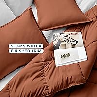 Vista 242 de Bare Home Comforter Set - King/California King Size - Ultra-Soft - Goose Down Alternative - Premium 1800 Series - All Season Warmth