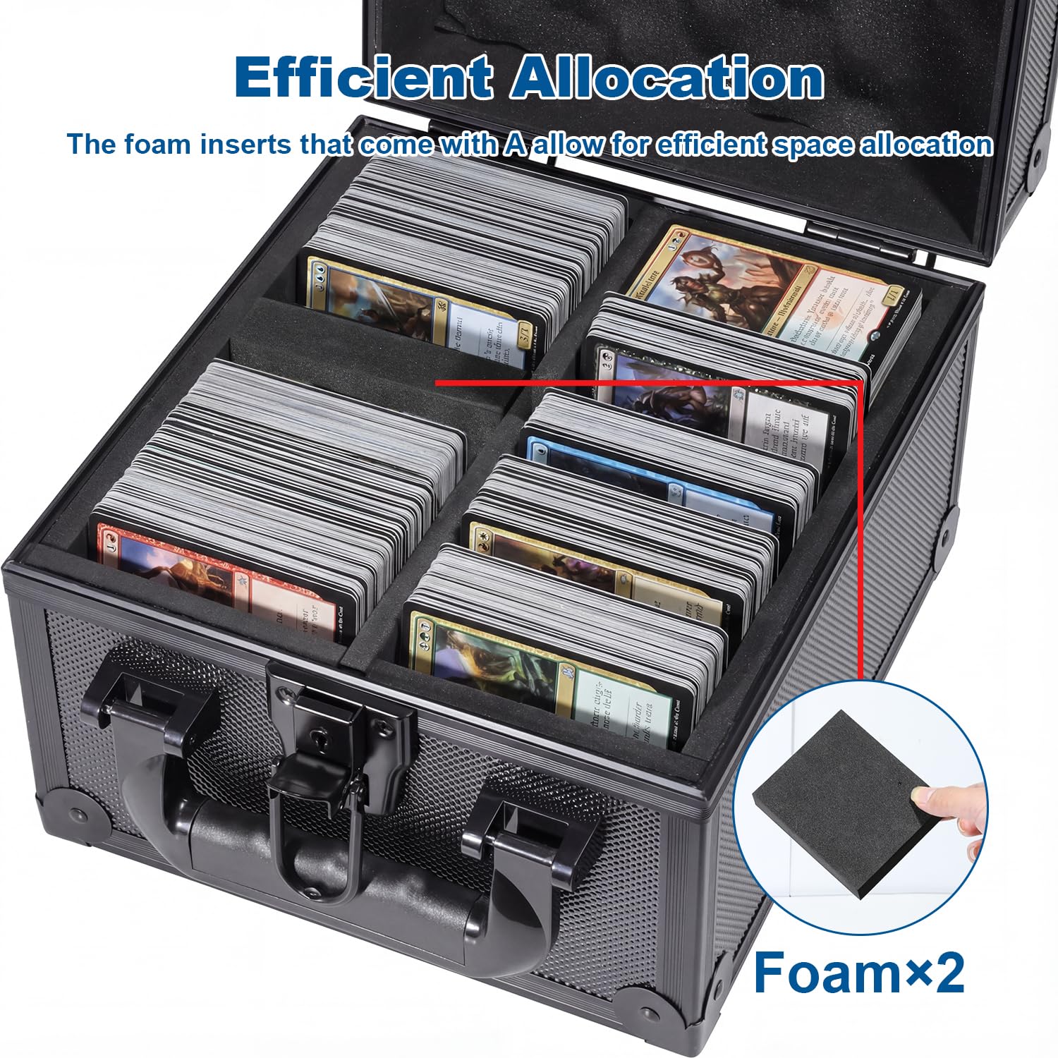 iDiskk Graded Card Storage Box: pudełko do przechowywania kart kolekcjonerskich, pudełko do przechowywania Top Loaders, etui na karty PSA na karty sportowe i karty kolekcjonerskie