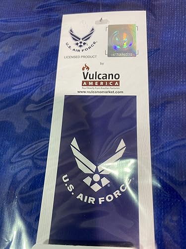 Miniatura 2 de U.S. Air Force Toalla de playa de terciopelo brasileño con licencia de 30 x 60 pulgadas