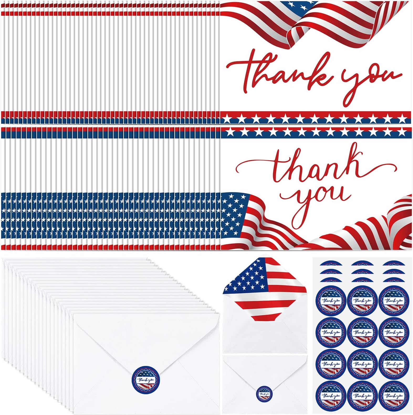 Small World Greetings Red Thank You For Your Service Cards