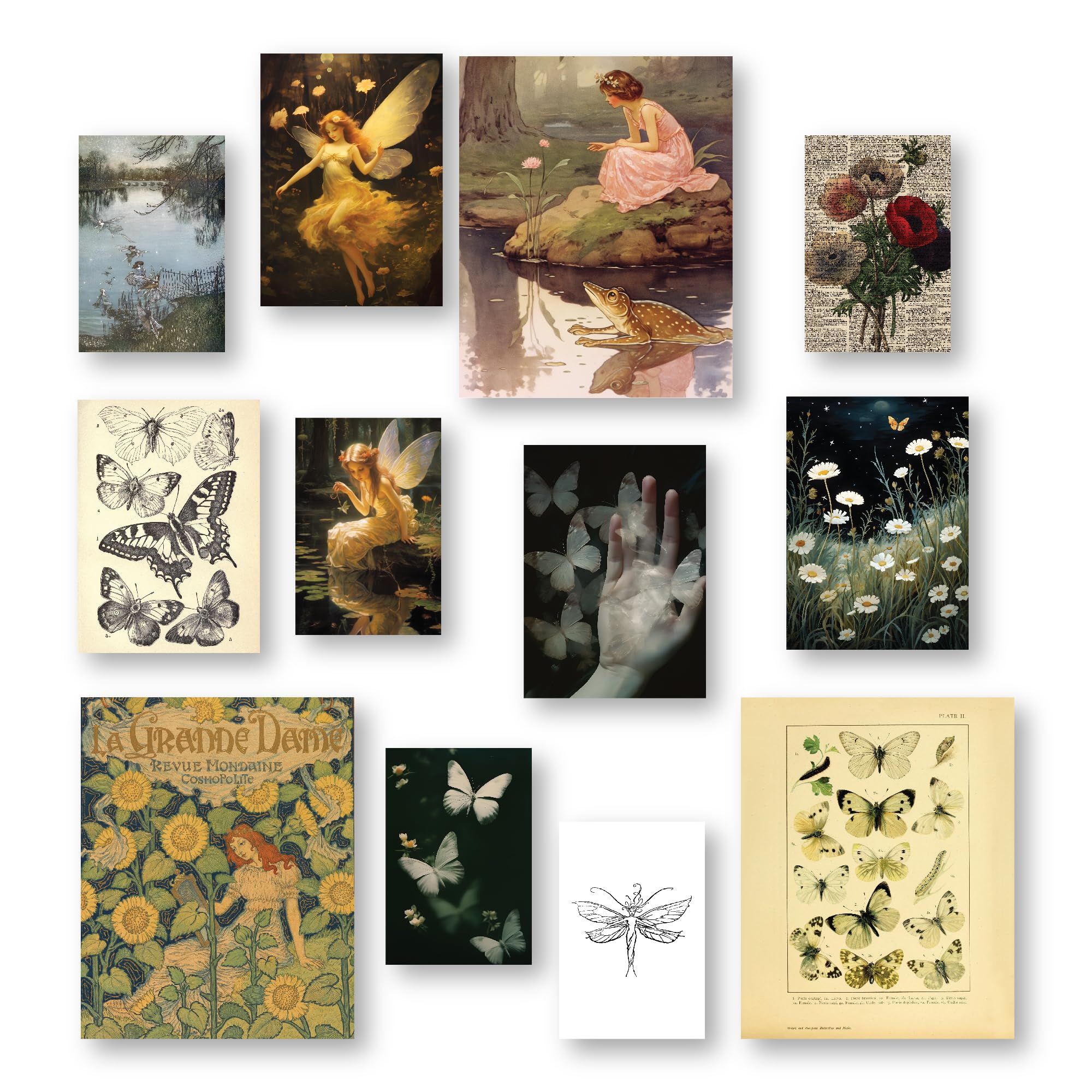 Photos esthétiques de fées 97 Decor 20x25 cm art mural vintage