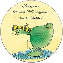 Plaque en tôle rétro pour les fans de livres d'enfants Janosch, 30 cm, ronde,