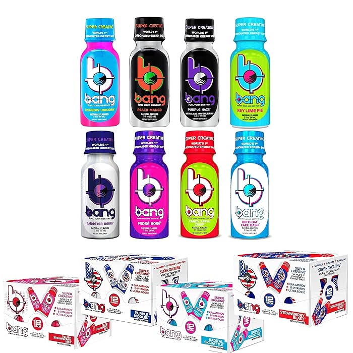 Buy VPX Bang Energy Shots 12Pack Variety SugarFree Energy Shot with