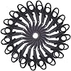 Zhehao 20 Pack Medical Scissors Badge Scissors for Nurses Stainless Steel Blades Emergency Bandage Shears 6 Inch Nurse Accessories for Doctor Police Firefighters Supplies, Black