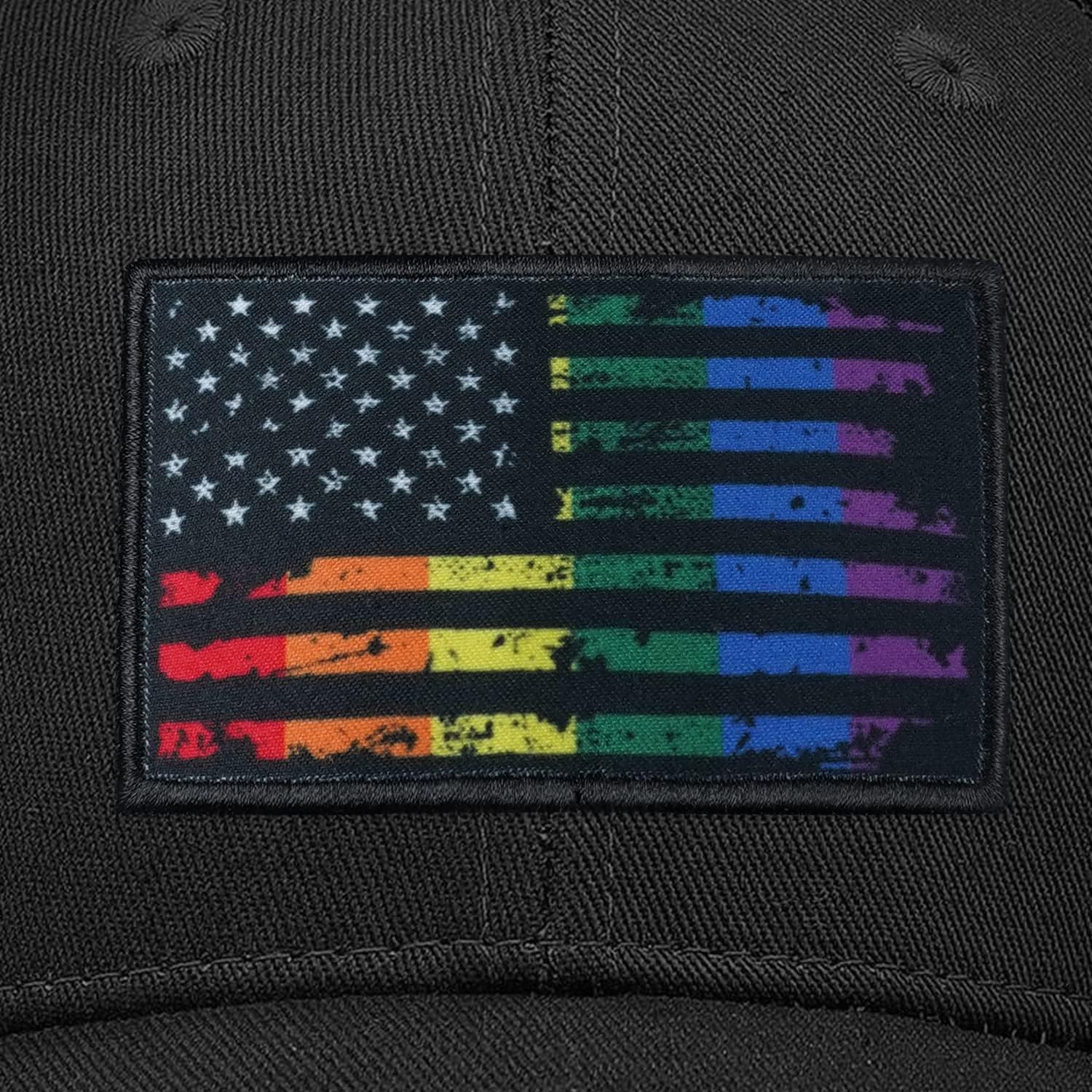 American Flag Hat Pride Hat LGBT Baseball Cap - Image 2