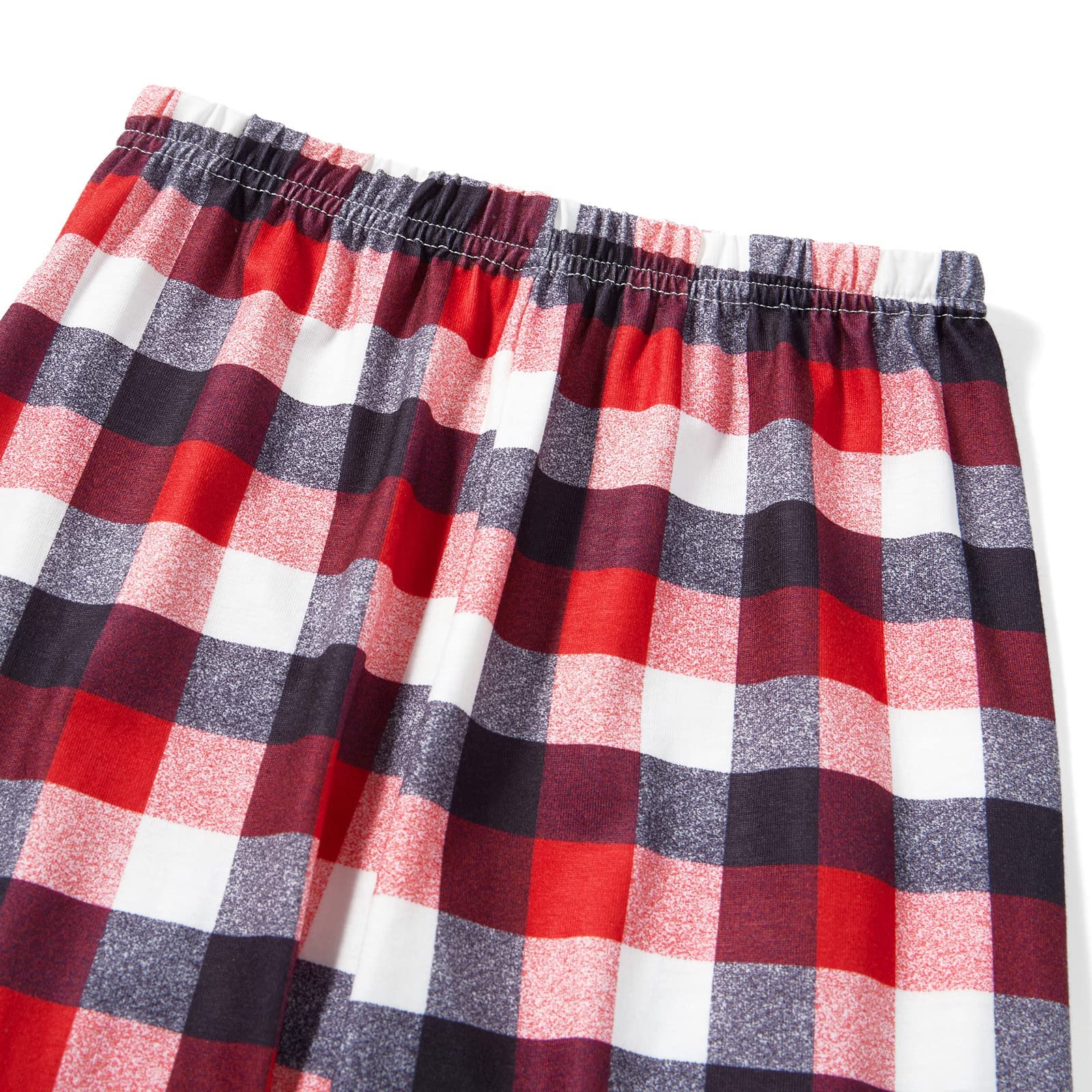 FeMereina FamilyConjunto de pijama de Navidad a juego con estampado de elk para adultos y niños, juego de ropa de descanso familiar