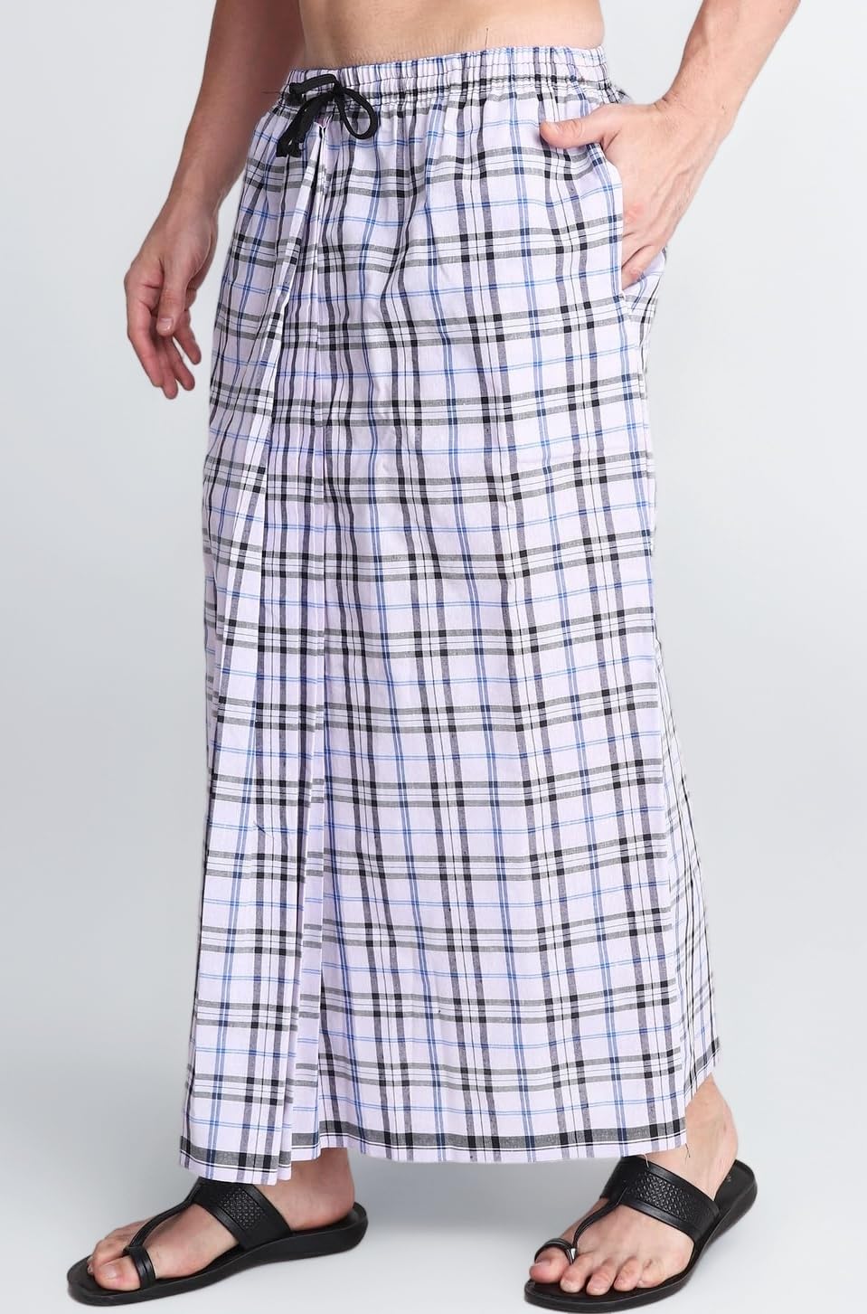 Elastic Premium Lungi with Dual Packet Pack of 1