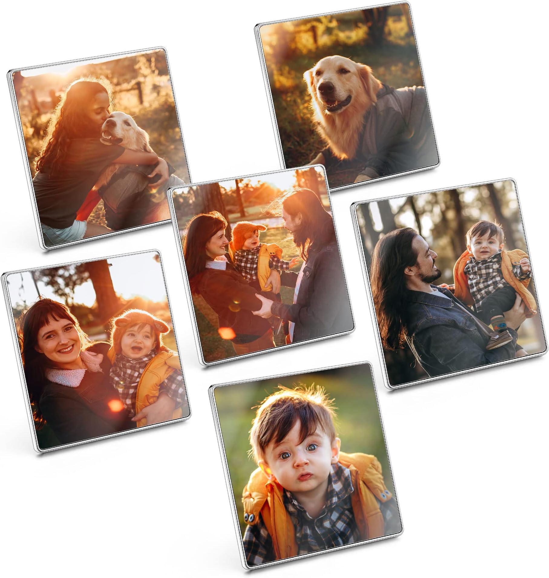 Zysta 6pcs Photo for Refrigerator Custom Fridge