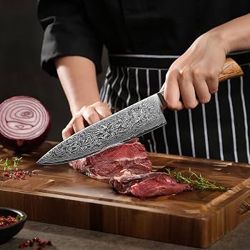 Amazon.com: Wakoli EDIB Pro Chef Knife, 7.9-Inch VG10 Damascus