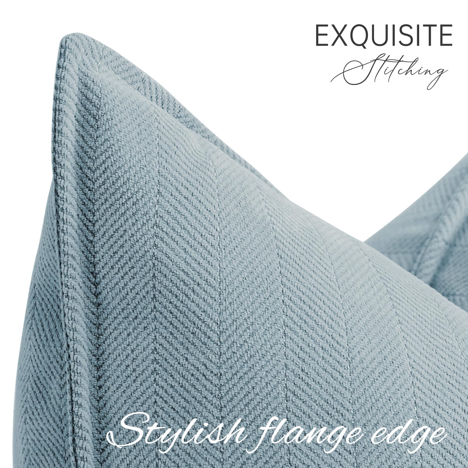枕 katsuuuuuuuun Amazon.com: ZWJD Blue Pillow Covers 26x26 Set of 2 Chenille
