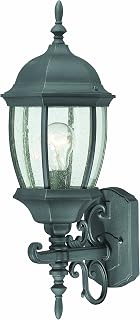 Thomas Lighting SL92257 Covington Outdoor Wall Lantern, Black