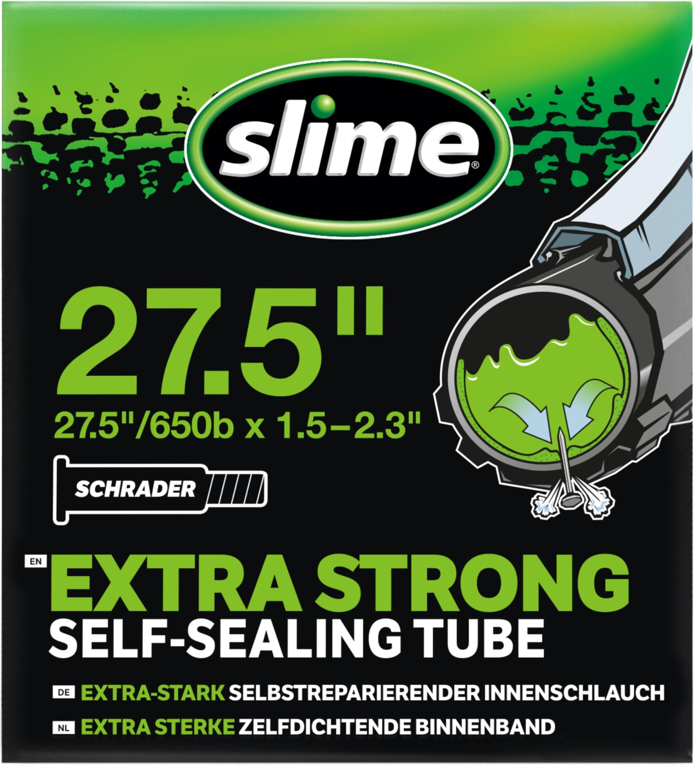 Bike Inner Tube with Slime Puncture Sealant