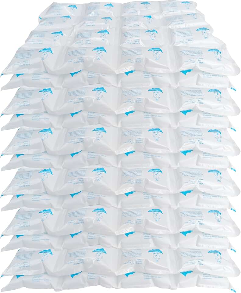 Reusable Ice Packs for Cooler Dry Ice Pack for Shipping Frozen Food & Perishables Storage & Mailing | Leak-Proof Long Lasting Cold Freezer Ice Packs for Lunch Bags & Insulated Boxes