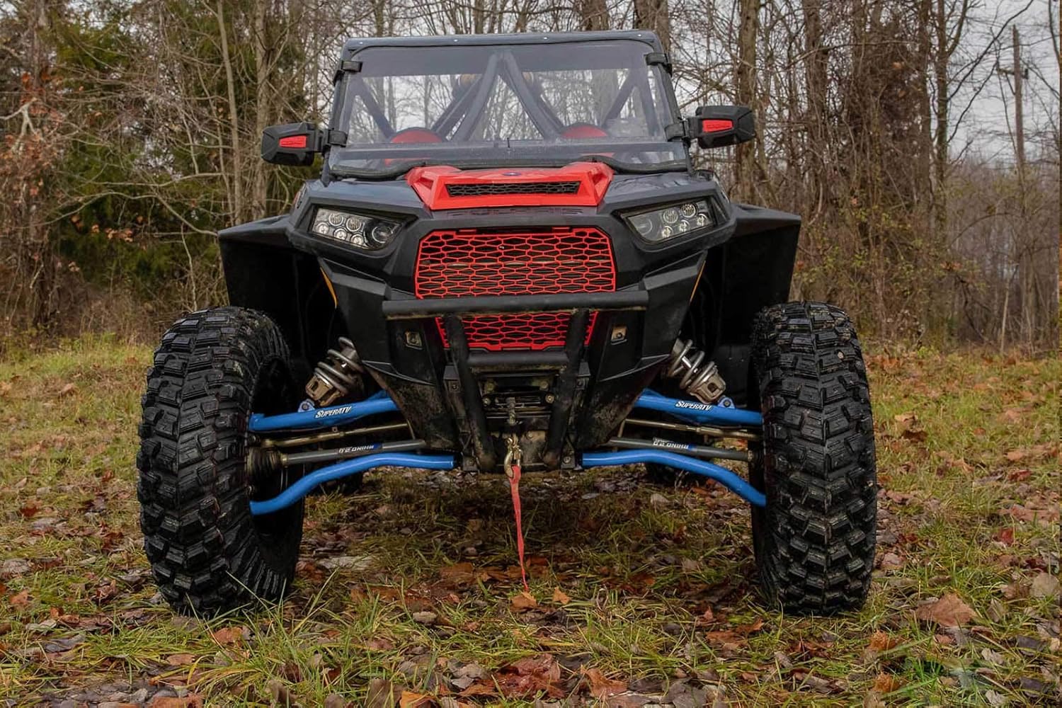 SuperATV High Clearance 1.5'' Forward Offset A-Arms for Polaris RZR XP 1000 / XP 4 1000 (2014-2023) - Voodoo Blue