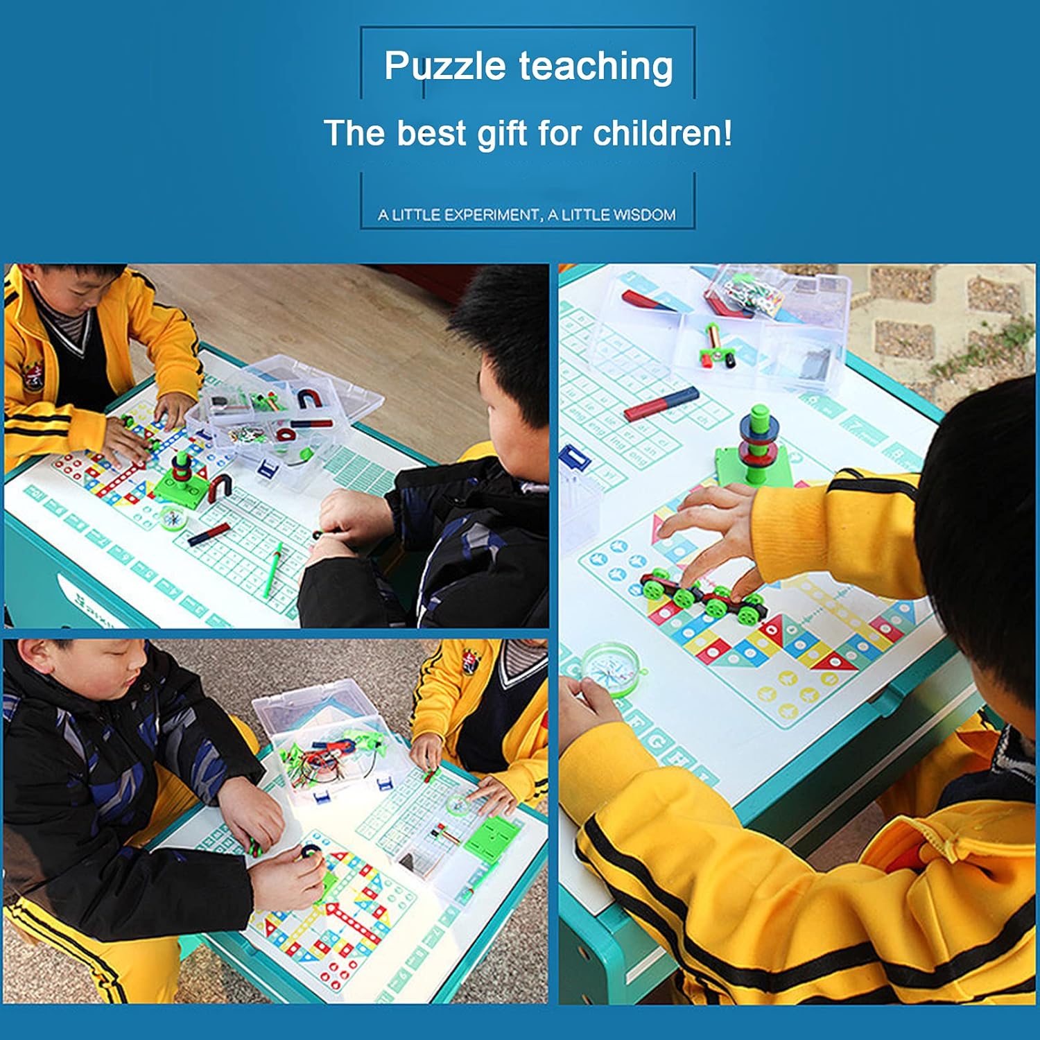 Multi-Function Fun Teaching Magnet Set Physics Experiment Box Electromagnet Experiment Equipment Educational Toys for Elementary School Students