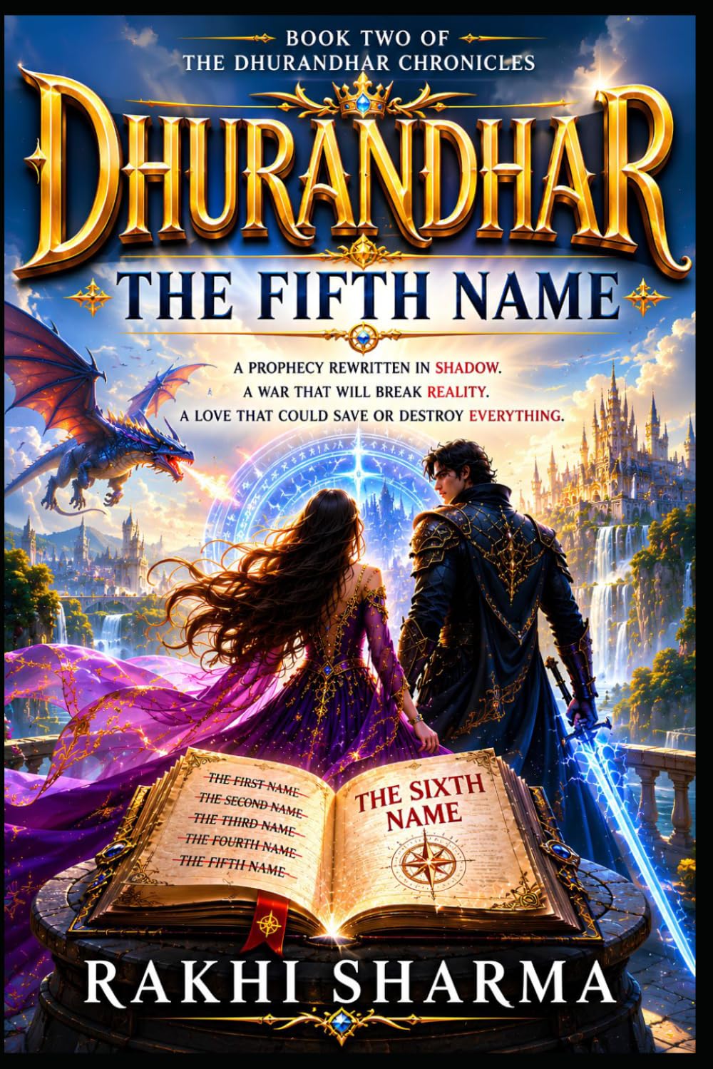 DHURANDHAR: The Fifth Name: An Epic Dark Romantasy of Magic, Mystery, Prophecy, and Enemies-to-Lovers Adventure (The Dhurandhar Chronicles Book 2)