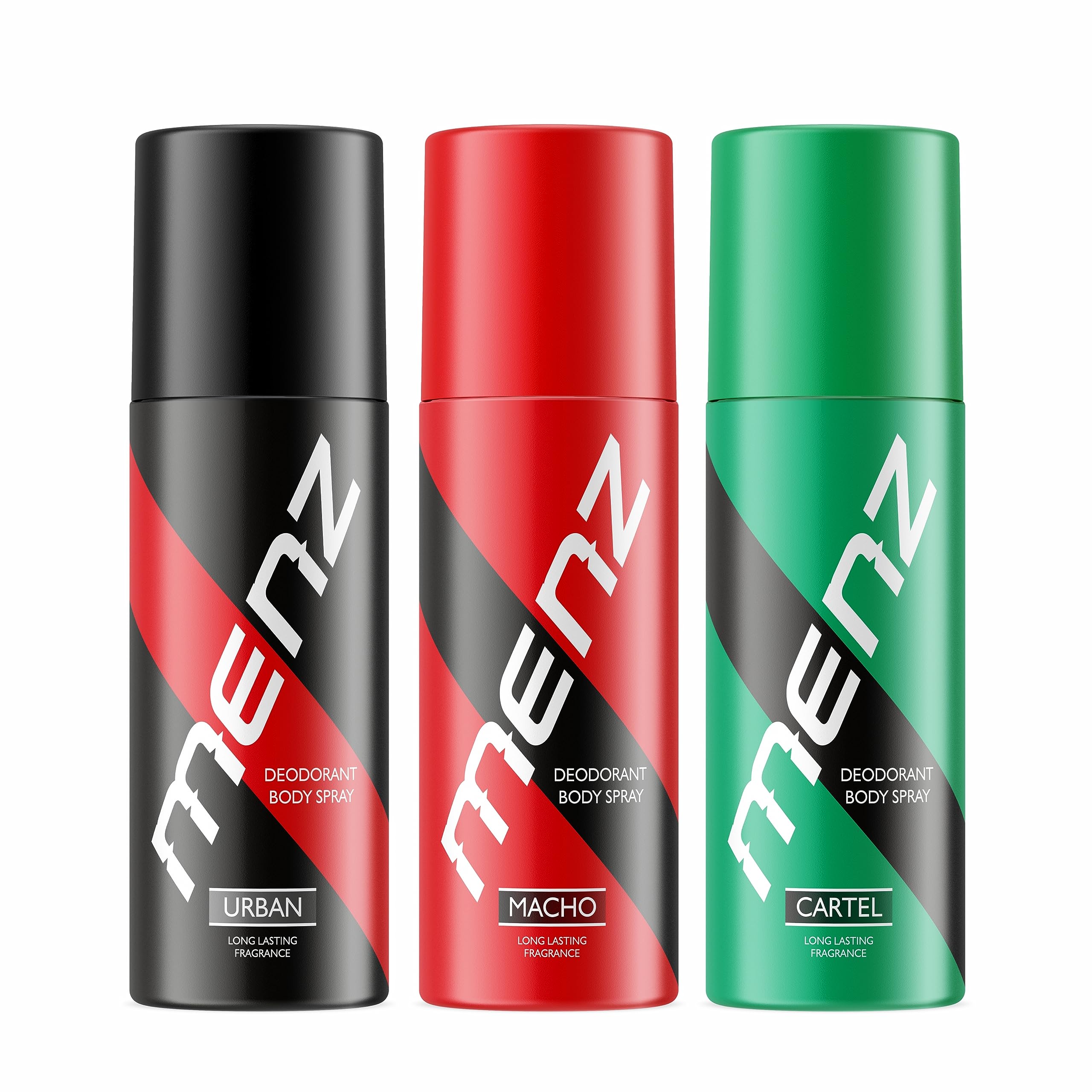 MENZ Deodorant for Men | Deo | Body Spray | Fresh scent | long Lasting Fragrance | premium and luxury | Body odor protection | Combi Pack Long Lasting Deodorants - Cartel, Macho And Urban 150Ml Each, Pack of 3-image-33