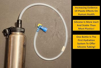 Tube Adapter System for Wide Mouth Nalgene and 28mm Smartwater Bottle