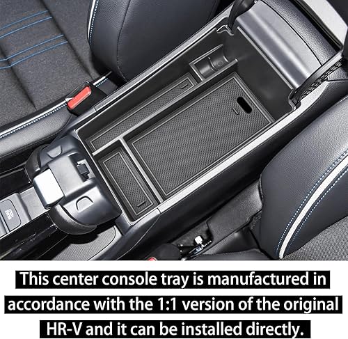 Miniatura 3 de Bandeja organizadora de consola central compatible con Honda HR-V 2023 2024 2025 2026 Accesorios HRV 2023, 2024, 2025 2026, organizador de consola