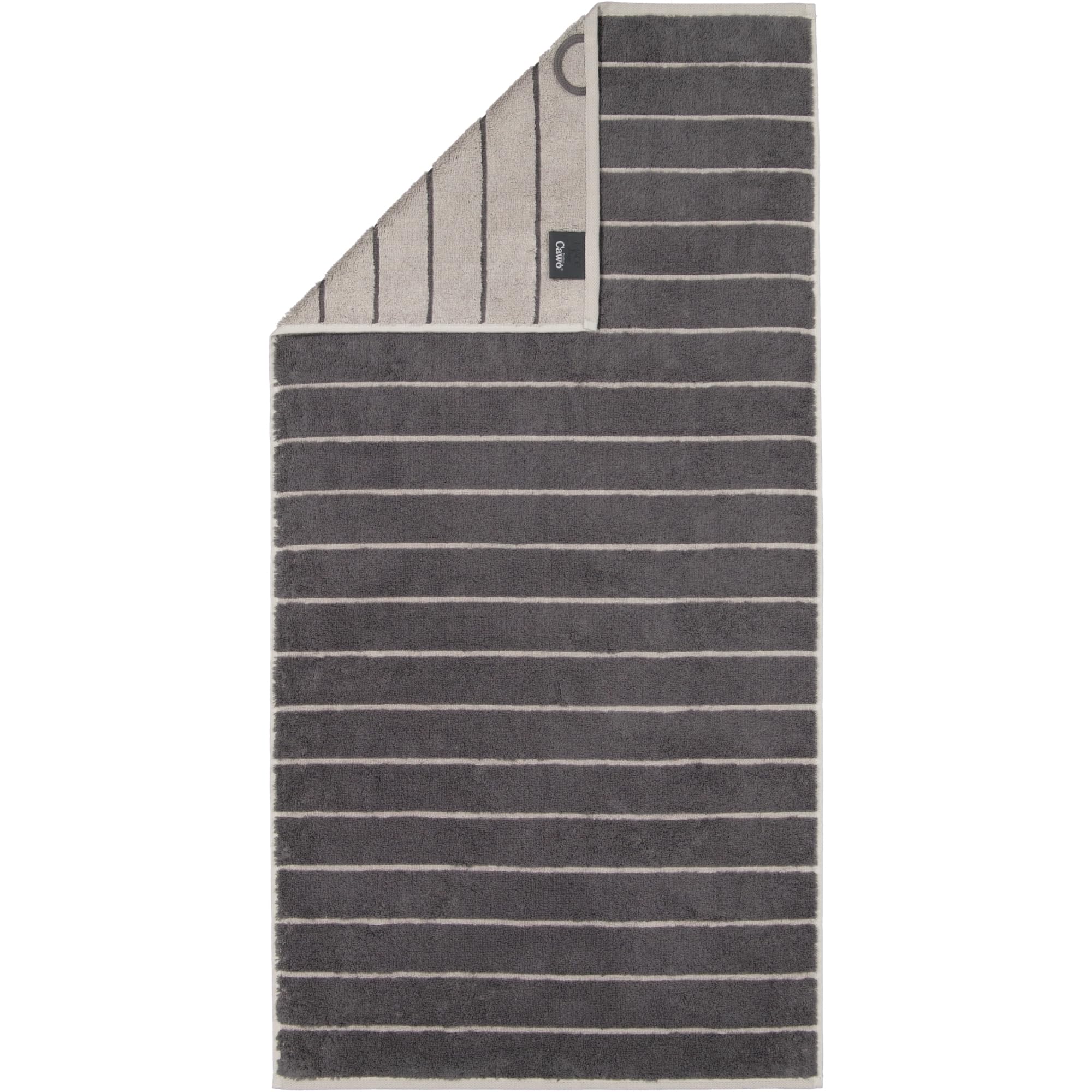 Serviette invité anthracite CAWÖ Home 30x50 pour une salle de bain moderne