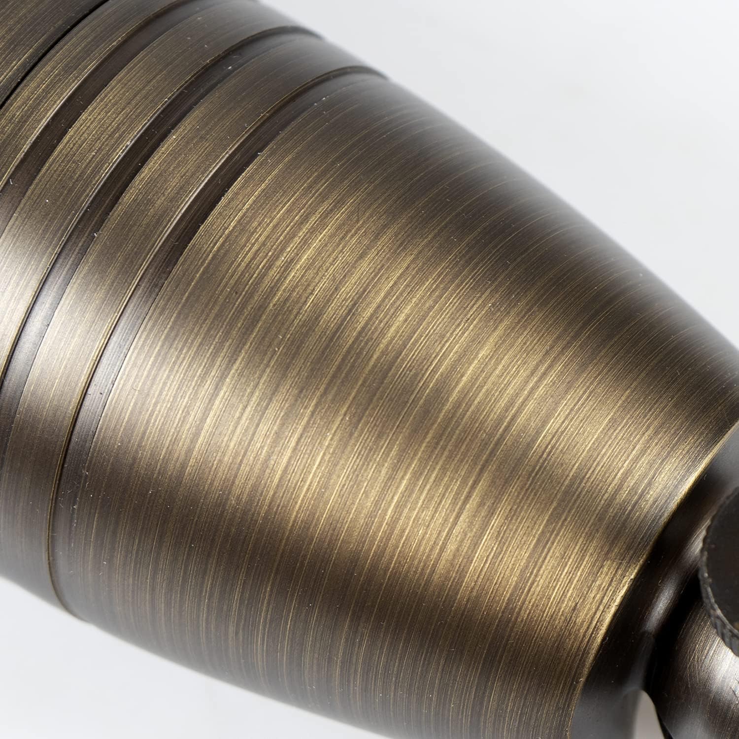 H-A Solid Brass Uplight Spotlight Fixture Landscape Outdoor Lighting Waterproof with Ground Spike Stand 12v Low Voltage