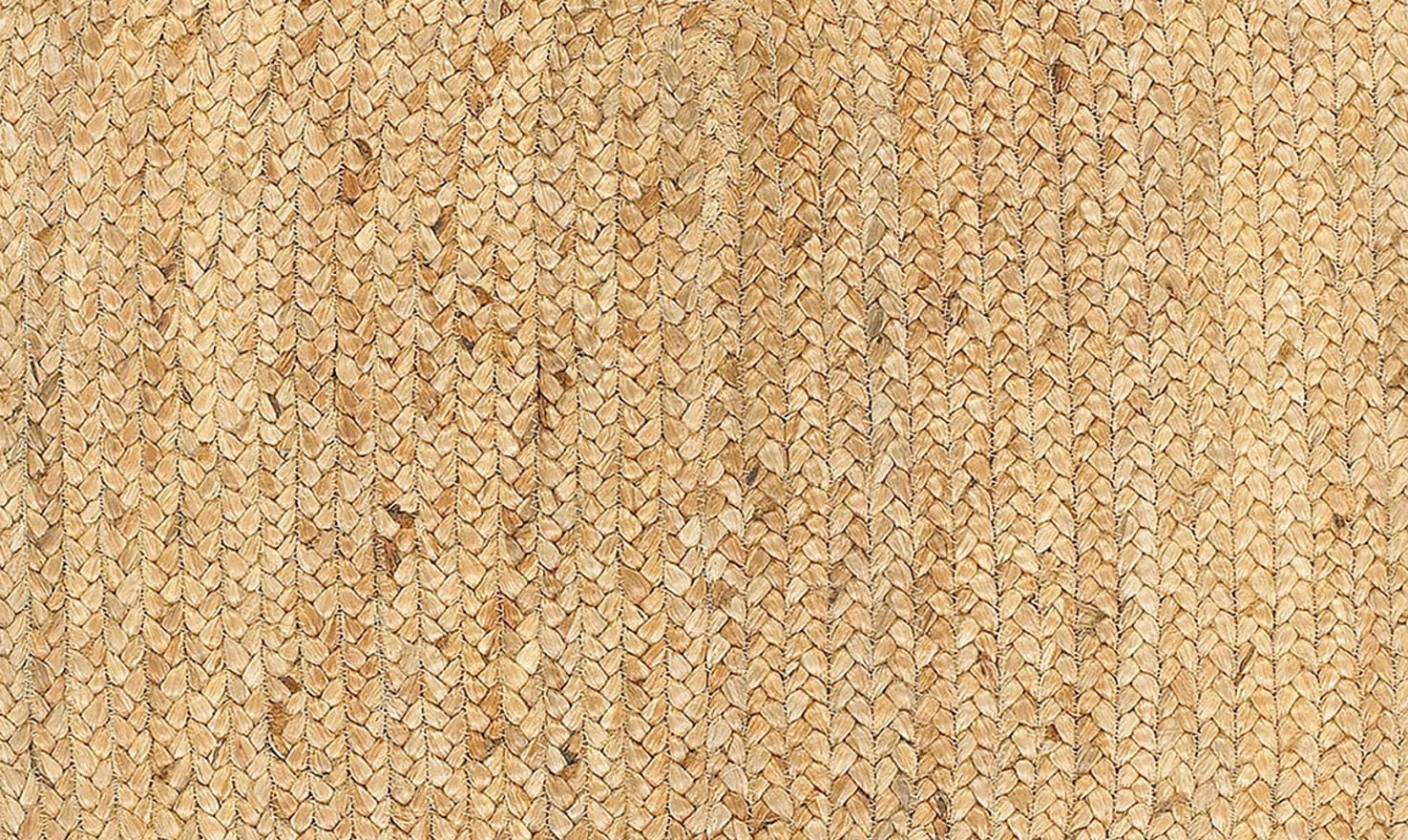 LR Home Natural Jute 2x3 Oval Area Rug for Home Decor | Braided Rugs for Living Room, Bedroom, Playroom | Bohemian Farmhouse Indoor Carpet for Room Decor | Natural/Beige