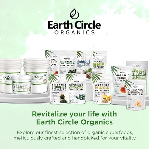 Miniatura 6 de Earth Circle Organics Algas Nori orgánicas certificadas, hojas de Nori de grado prémium "A" sin calentar y no tostadas, veganas, paleo y