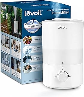 Sponsored Ad - LEVOIT Humidifiers for Bedroom Large Room, 3L Cool Mist Top Fill Oil Diffuser for Baby Nursery and Plants, ...
