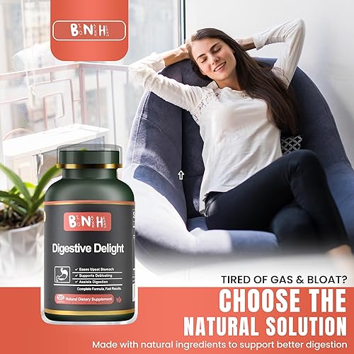 Miniatura 3 de Deleite digestivo - Equilibra las bacterias buenas y malas naturalmente - Mejora la absorción de nutrientes - Microbioma - Gas excesivo - Hinchazón