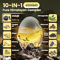 Vista 3 de VivoNu Shilajit for Men & Women Gummies 4000mg High Potency 10-in-1 Formula with Pure Himalayan Shilajit, Ashwagandha, and 75% Fulvic Acid