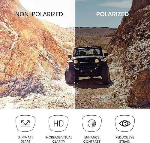 Miniatura 6 de Cyxus Fit Over Polarized Sunglasses for Prescription Glasses UV Protection Eyewear for Driving, Fishing, Outdoor Activities