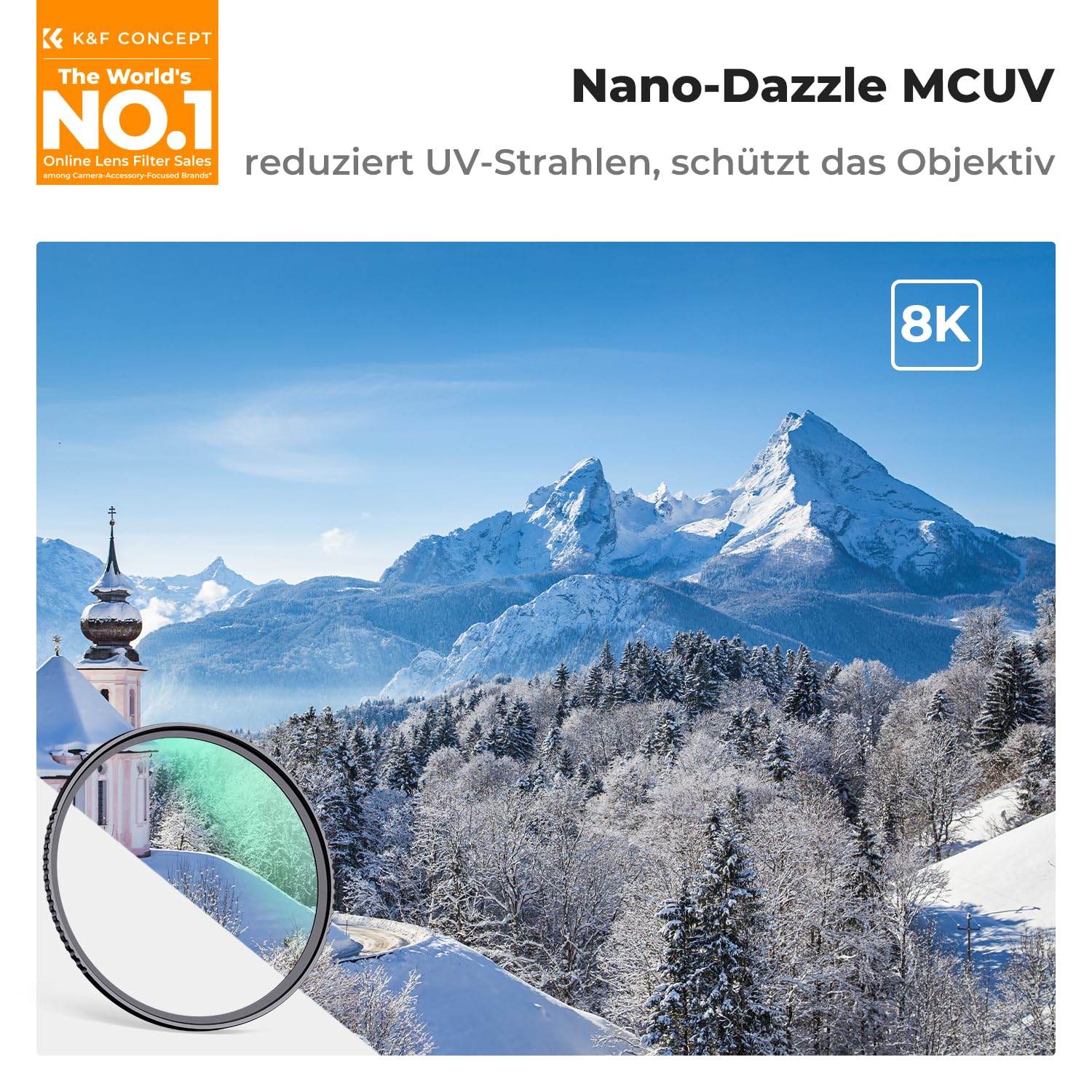 Walking Way MC UV-Filter 46MM Slim Ultraviolett Schutzfilter Multi