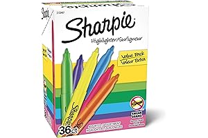 Sharpie Pocket Highlighters: Assorted Fluorescents for Precise Illuminating