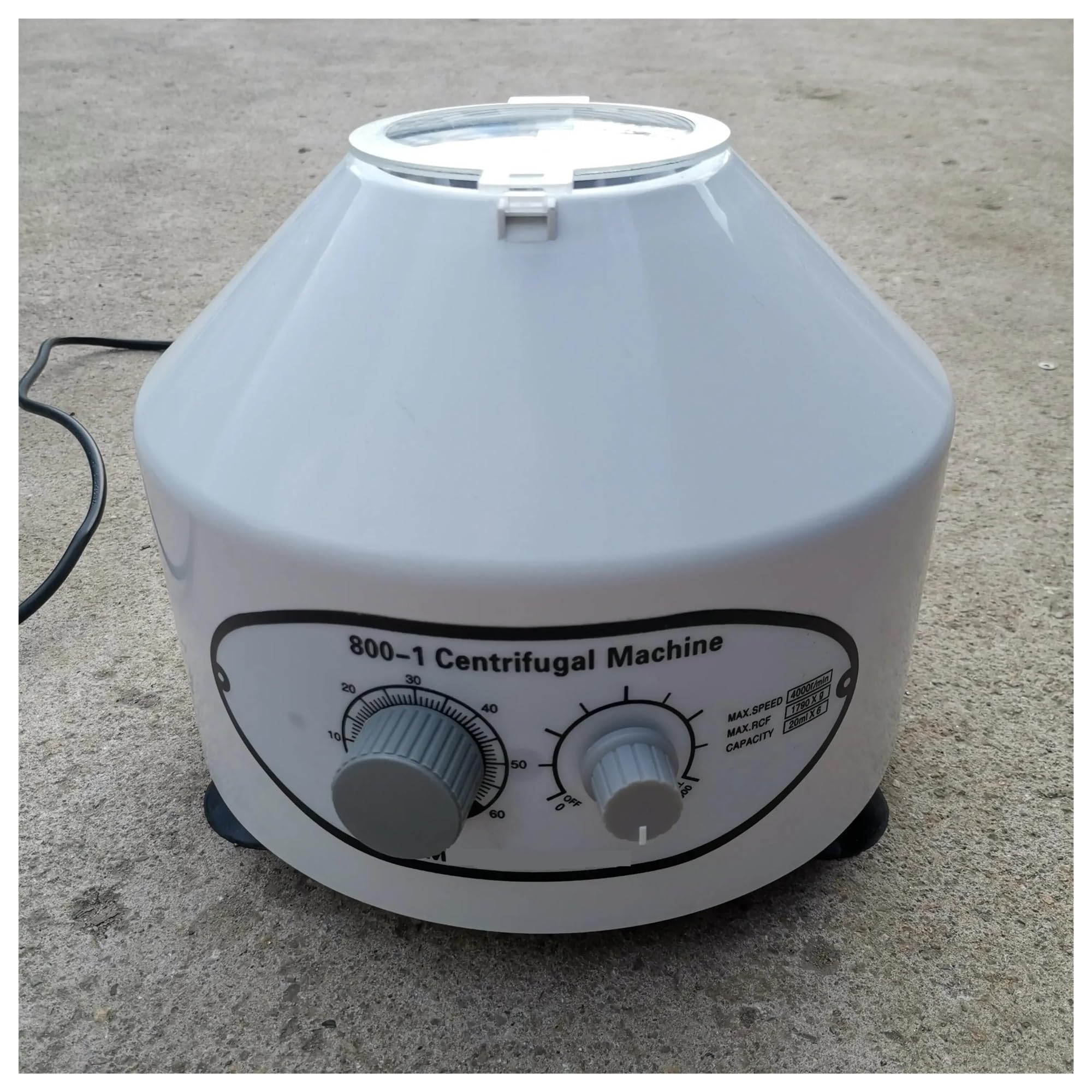 800-1 Laboratorio Eléctrico Laboratorio Práctica Médica Máquina Suministros PRP PRF Plasma 4000rpm 1790xg Centrífuga De Escritorio Equipo de laboratorio profesional
