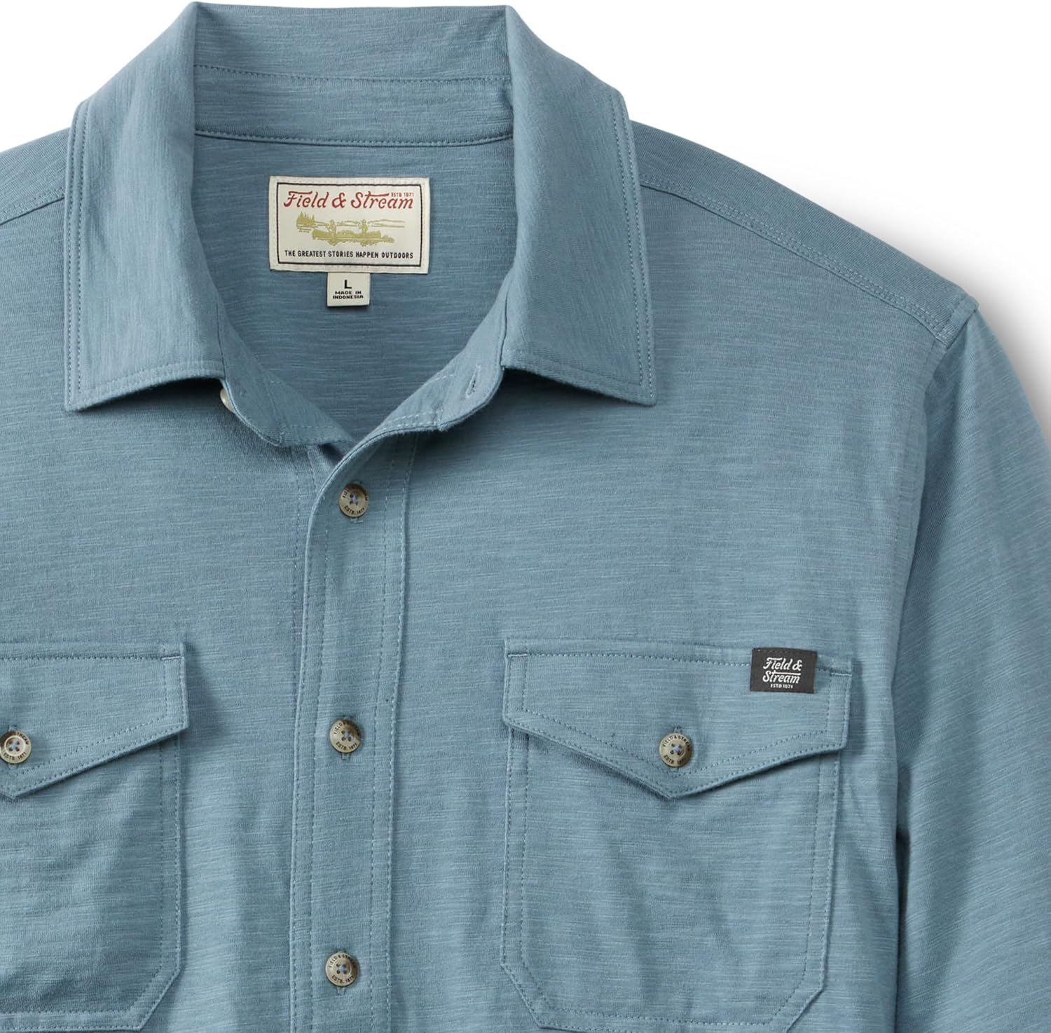 Field & Stream Men's Oceanliner Long Sleeve Knit Shirt - Image 5