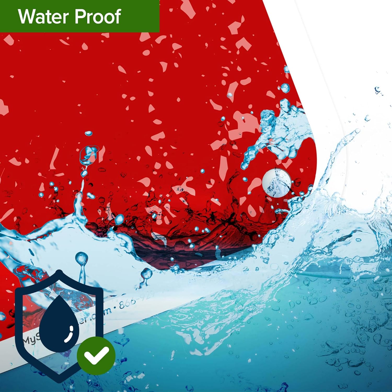 Beware Guard Boston Terrier On Duty Sign, 24x30 Inches, 55 mil thick HDPS (high density polystyrene), Made in USA by My Sign Center