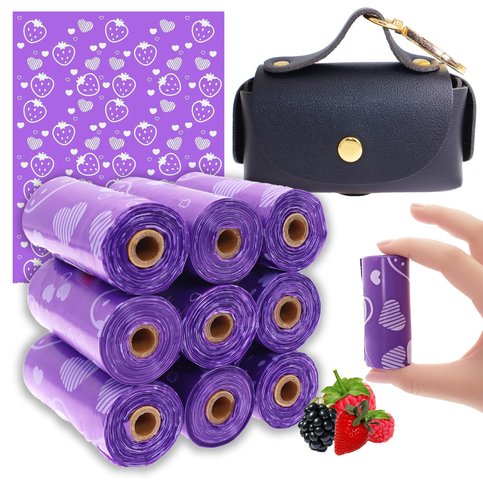 Bolsas de eliminación de servilletas sanitarias con dispensador, bolsas de eliminación de higiene femenina para tampones, bolsa sanitaria de cuidado personal para mujeres, manejo de privacidad