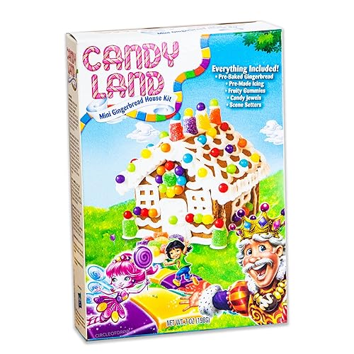 Miniatura 1 de Candy Land - Mini kit de casa de pan de jengibre, dulces, glaseado, pan de jengibre prehorneado, escenarios de Navidad incluidos, 7 onzas, 6.98 oz