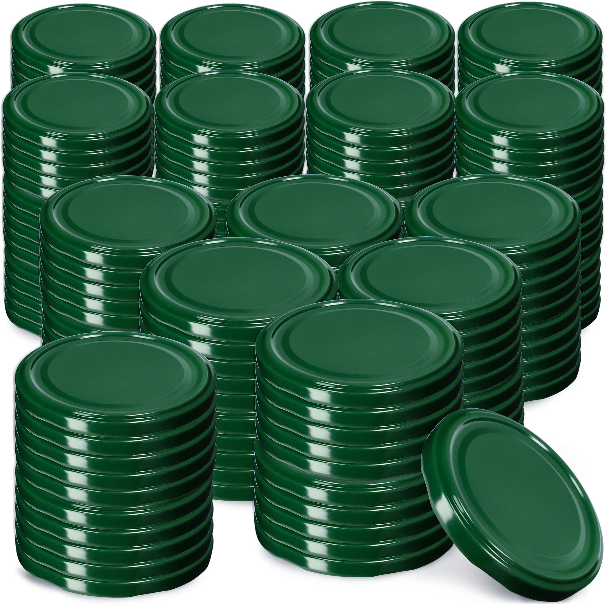KADAX Lot de 200 couvercles Twist-Off Ø89 mm – Couvercles de Rechange en métal pour bocaux 1,7L – Fermeture hermétique pour conserves & Fermentation