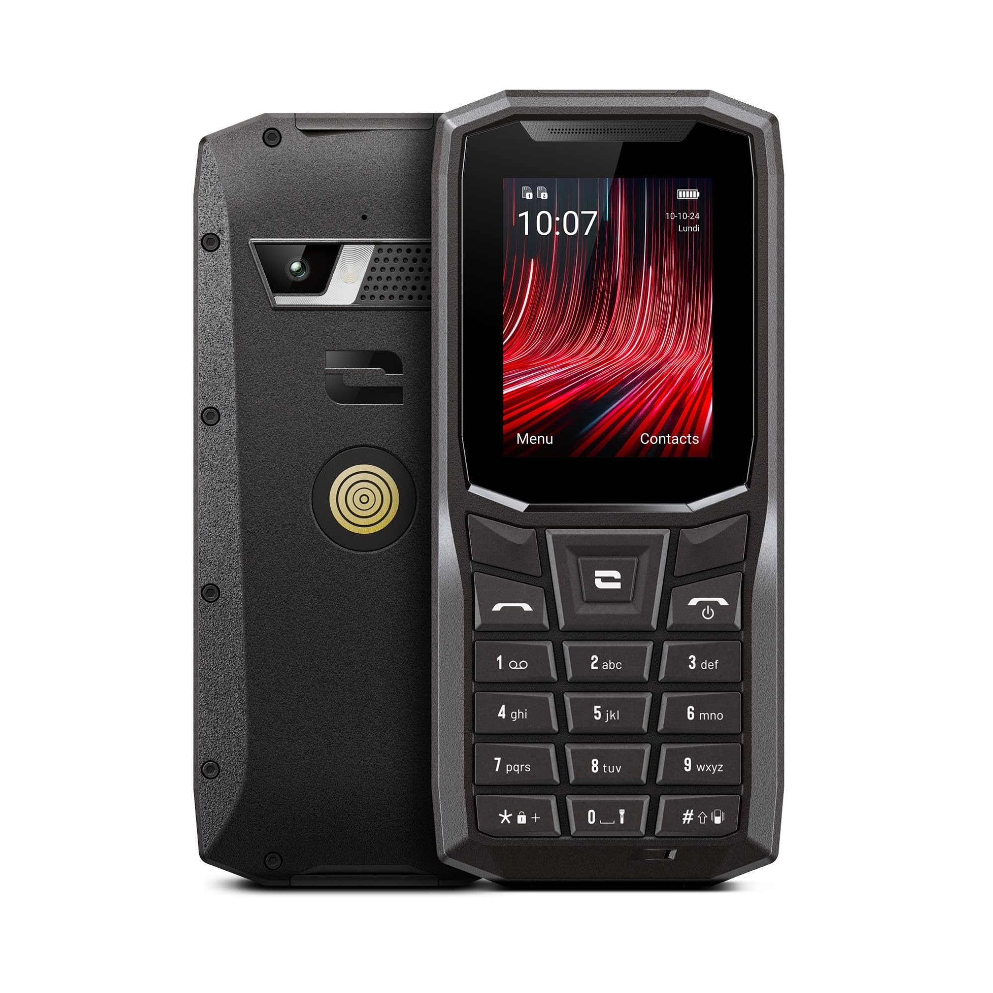 CROSSCALL - Core-​S5 Smart Feature Phone Débloqué 4G Écran: 2,​4 Pouces - Dual Nano-​SIM
